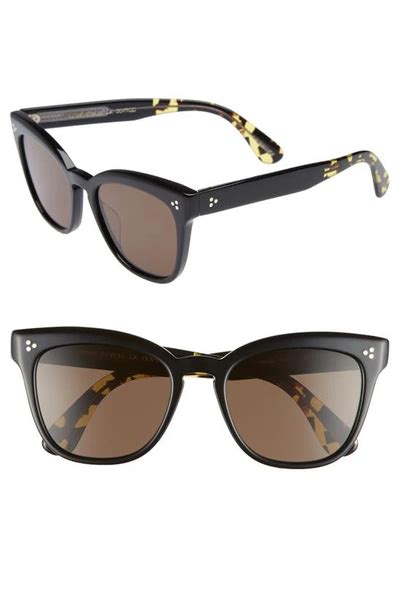 oliver peoples marianela 54mm cat eye sunglasses|Oliver Marianela Sunglasses in Black .